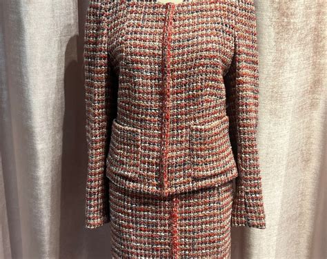 chanel suit buy|vintage chanel tweed suit.